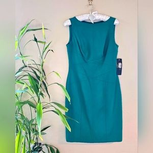 Green cocktail dress